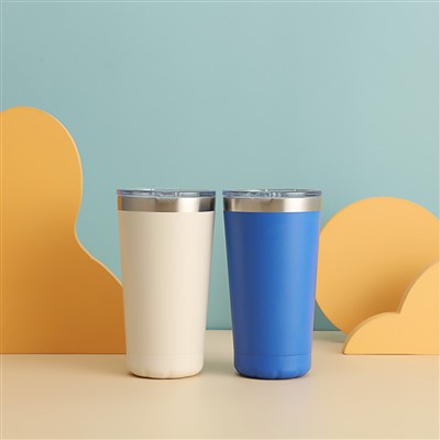 14oz Tumbler Keluli Tahan Karat Berdinding Dua Cawan Vakum Cawan Bir Kopi